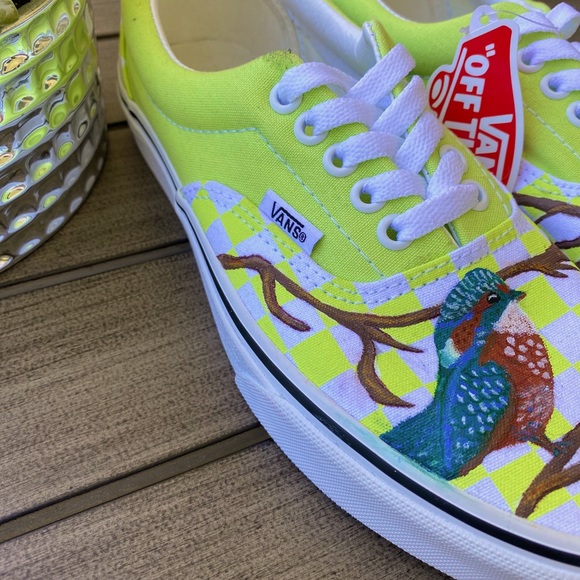 🌴🌼VANS- CUSTOM HAND PAINTED SHOES🌼🌴 - Picture 10 of 13